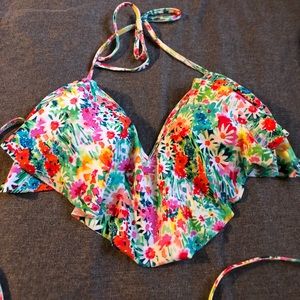 Raisins Floral Bikini Top